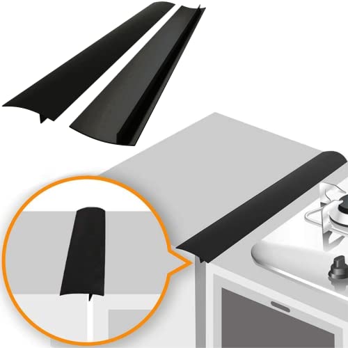 Linda’s Essentials Silicone Stove Gap Covers (2 Pack), Heat Resistant Oven Gap…