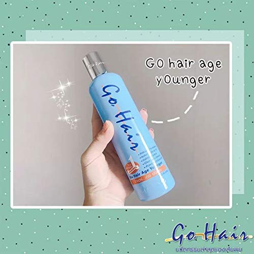 Go Hair Age Younger Hair Food (Sky Bottle) Adjust the hair surface to be smooth. As if stretching permanently Make the hair look young, 250ml