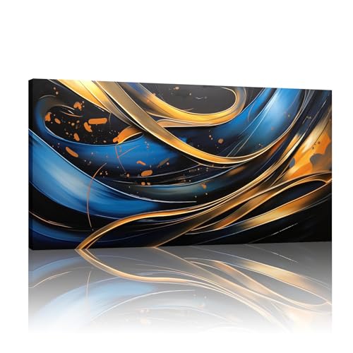 Art déco mural pour salon chaleureux tableau moderne de 40x90cm