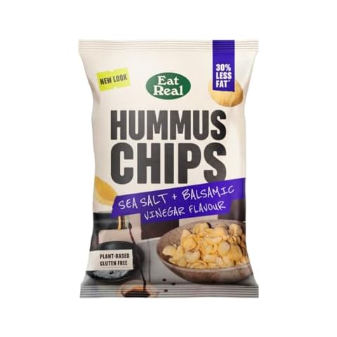 Eat Real Sea Salt & Balsamic Vinegar Hummus Chips 110g Cover