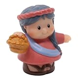 Fisher-Price Replacement Part for Collectible Little People Noah's Ark or Thanksgiving Playset B1266 - Replacement Grandma Noah's Wife Naamah Gray Hair Lady Figure