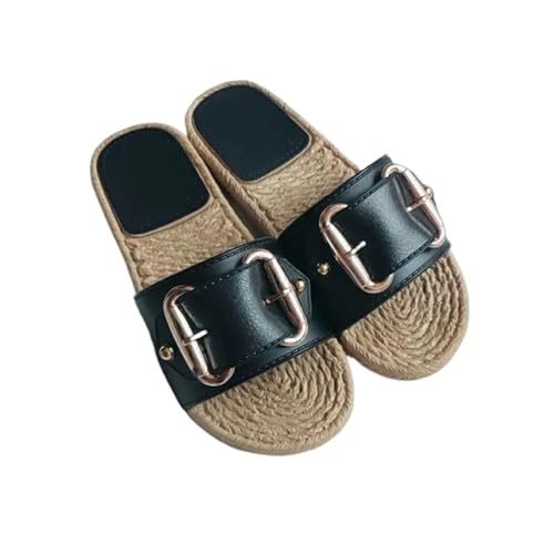 Womens Sandals Women's summer outdoor flip flops hemp rope sandals