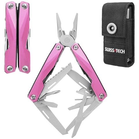 Swiss+Tech 16-in-1 Multi-Tool Pliers with Bag Cover