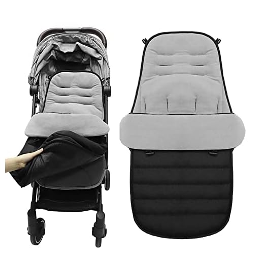 Saco Silla Paseo Universal Invierno, Gobesty Inviern Sacos Carrito Bebe, Saco para Cochecito de Bebé Impermeable, Extraíble Saco Capazo Bebe Invierno para de 0 a 4 años Bebé, Negro