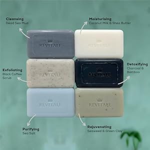 Natural Cleansing Soap Set (6 x 100g Bars) Natural Cleansing Soap Set 6 x 100g Bars