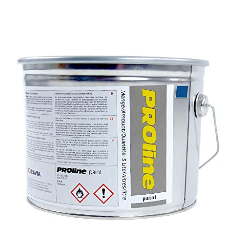 TMS PRO SHOP Hallenfarbe PROline paint, 1-Komponente, staplerfest, blau, 5 Liter, Art.-Nr. 35096 | â€¦ – Miniatur