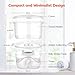 TASALON White Hot Towel Steamer for Facials, 5-Min Quick Heating Towel Warmer Machine, Portable Spa Salon Equipment with Aromatherapy for Massage
