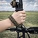 ZAKVOP Bow Wrist Sling for Compound Bow, Adjustable Paracord Bow Wrist Strap with Direct Screw Mount, Archery Accessories for Compound & Recurve Bow Stabilizer (Black)