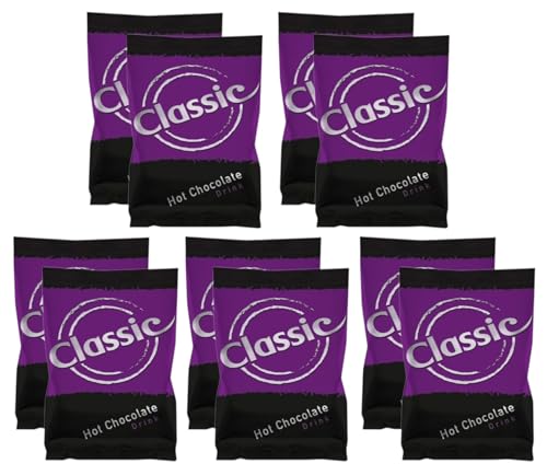 Classic Creemchoc Instant Vending Premium Hot Chocolate Powder 1kg (Pack of 10) – Rich, Creamy & Chocolatey – Ideal for Vending Machines, Offices, Cafés & Catering Use