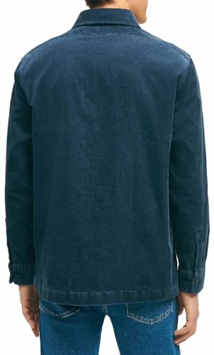 Brooks Brothers Men's Medium Wale Corduroy Shirt Jacket3