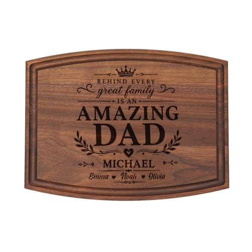 Tabla de Cortar Personalizada para Papá con Grabado Láser miniatura 1