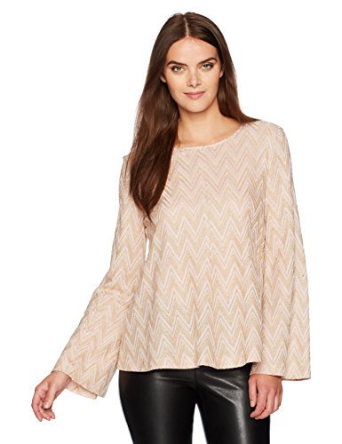 M MissoniWomen's Zig Zag Lurex Jersey Top Blouse