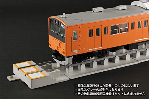 Maquette en plastique Pit Track échelle 1/80 kit décor de maintenance ferroviaire