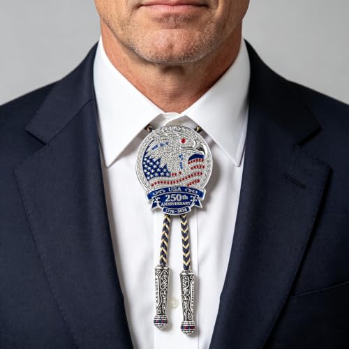 Image of GelConnie Bolo Ties for Men Women Western Cowboy Tie Mens Western Necklace Leather Necktie Gold Bolero Tie Cowboy Necklace