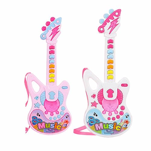 Guitarra Musical Show Music Brinquedo Infantil Guitarrinha Com Som Linha Premium M5 Armarinhos (Meni