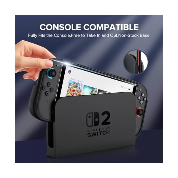 BHGift 3 Piezas para Protector Pantalla Nintendo Switch 2, Transparente - Image 5