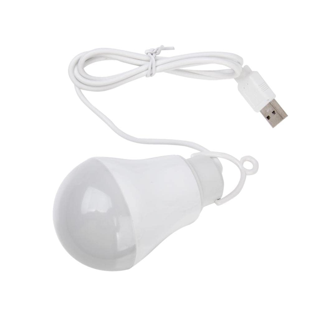 DC5V-5W Powered USB Led Bulb Portable Lamp for Laptop Outdoor White Light-image-14