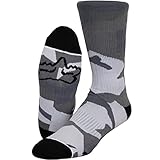 FOX Camo Cushioned Crew Socken (39-42, Black)