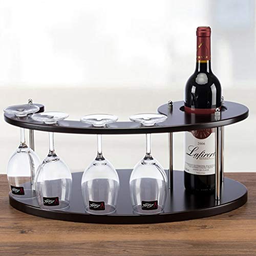 Soporte para botellas de vino madera 47x28x19.5cm miniatura 4