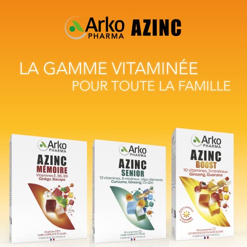 Azinc® Vitalité - Réduit la fatigue due au surmenage, soutient les performances intellectuelles, dès 15 ans - 120 gélules (L'emballage Peut Varier) – Image 7