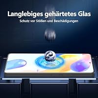NEW'C für Xiaomi Redmi Note 11 Pro/Redmi Note 11 Pro 5G für Panzerglas – Ansicht 7