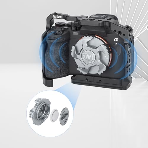 Tapa para cuerpo de cámara Nitze E Mount con almacenamiento para AirTag, compatible con cámaras Sony FX2/FX30/FX3/FX6/FX9/ZV-E10/ZV-E10II/A6500/A6600/A6700/A9 III y series Nex y A7 miniatura 4