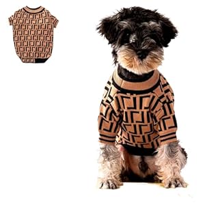 Designer Dog Clothes Sweater Shirt Outfit Small XS Teacup Cute Dogs Puppies French Bulldog Dachshund Chihuahua Cats Maltese Boy Girl (Large, Furdi)