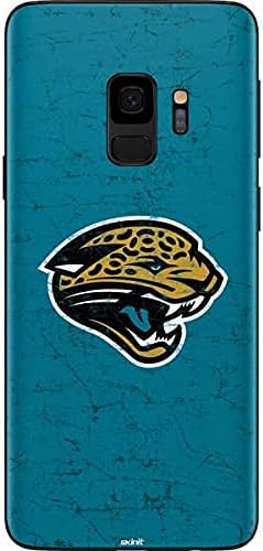 Skinit Decal Phone Skin Compatible with Galaxy S9 - Officially Licensed NFL Jacksonville Jaguars Distressed Design