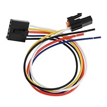Blower Motor Resistor Wiring Harness, 3 Pins Blower Motor Resistor Connector Replacement for Chevy, GMC Silverado, Tahoe, Suburban, Sierra, Yukon,8e5h-19e624-a,89018778,89019351,1581773