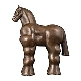 Clase de lujo de gama alta QAZPL Famoso artista Escultura replicada de Fernando Botero Berlin 2007 Contemporáneo bronce Fat caballo estatua Figuras