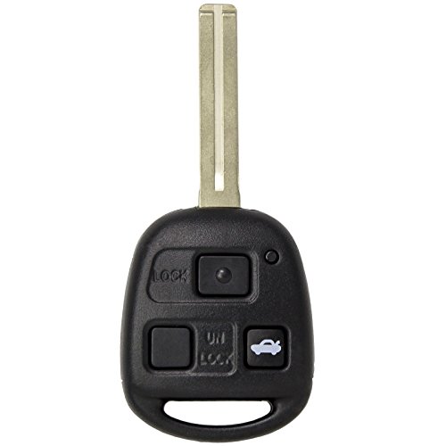 Keyless2Go Replacement for New Uncut Keyless Remote Combo Flip Key Fob with Short Blade for Vehicles that Use FCC HYQ1512V