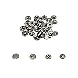 TAPA: 12.5mm 12.5mm Metálico Botones A Presión - Primavera Broche Press Snap Cierres - 4 Piezas Set Para De piel Manualidades - para Ropa Reparación, Chaquetas, Jeans, Bolsas, y Otro Costura Proyectos