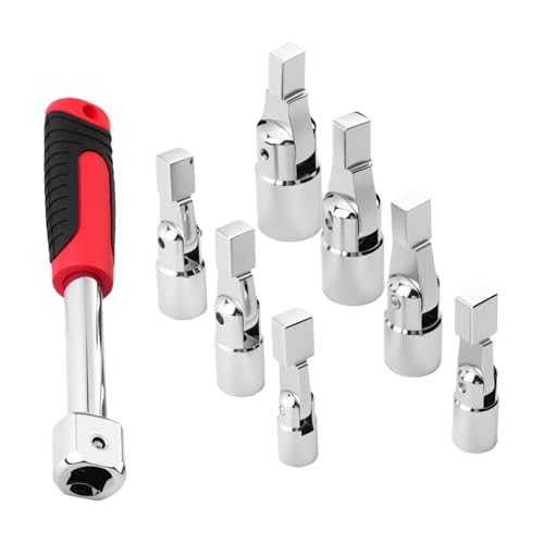 Clés à douille multi-usages interchangeables : lot de 8 pièces pour bricolage - 5