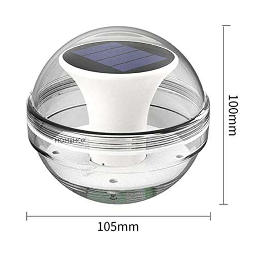 Homehop Solar Light Outdoor Floating Pool LED Decorative Waterproof RGB Lamp for Home, Garden, Outdoor, Fish Pond, Swimming Pool Automatic (Multicolor,ABS)