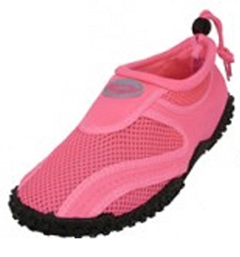 The Wave Womens Water Shoes Aqua Socks Pool Beach,Yoga,Dance and Exercise 5 Colors Available (7, 1155L Neon Pink)