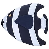 Garneck Fish Pillow Decorative Throw Pillow, Cotton Cushion Aesthetic Accent Pillow Tropical Fish Th