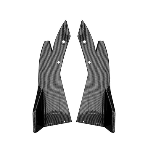 Seitenrock Flügel Diffusor Auto Seitenschweller Abdeckung Diffusor Eckschützer Universal Heckstoßstange Lip Schwarz Trim Protector(Carbon Paint)