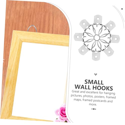 Image of Homoyoyo 20pcs Picture Hangers Hooks Wall Hanging Photo Frame Hardware for for Posters Paintings and Mirrors