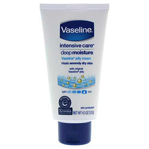 Vaseline Intensive Care Deep Moisture Cream 4.5 Ounce (133ml) (3 Pack)