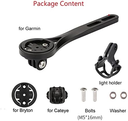 aluminum alloy computer sports camara mount light holder for road bike integrated carbon fiber drop bar compatible with garmin edge bryton cateye