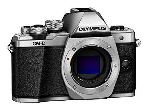 Olympus OM-D E-M10 Mark II Micro Four Thirds Systemkamera, 16 Megapixel, 5-Achsen Bildstabilisator, elektronischer Sucher, silber