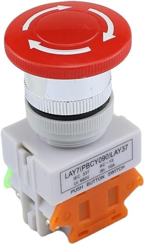 Interrupteur double tete réinitialisation automatique LAY7 lumineux pour panneau - 3