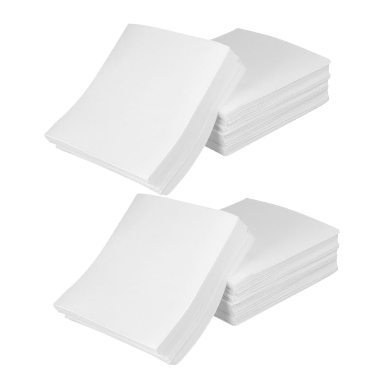 iplusmile Lingettes en Mélange de Cellulose sans Peluche 600pcs Blanches pour Nettoyage à Sec D'instruments et Lentilles Absorption D'huile Polyvalente