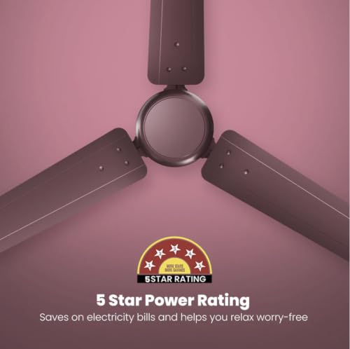 Image of Crompton Energion Elevate 1200mm BLDC Ceiling Fan | Remote Control | 32W Energy Efficient | 5-Star Rated | 350 RPM High Speed | Silent Ceiling Fan | Pack of 1 | 3-Year Warranty