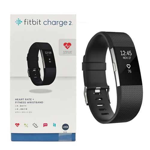 Fit-bit Charge 2 Fitness Smartband with OLED Display,Guided Breat...