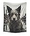 CAPITUNEISKINEPA Husky Jack Dog Blanket Gifts Cool Thin Blanket Small Blankets 30