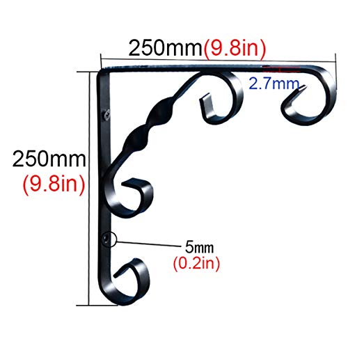 Ldfzq 2 Pezzi Staffe per Mensole per Carichi