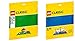 Produktbild Steinchenwelt Lego Classic 2er Set: 10700 Grüne Bauplatte + 10714 Blaue Bauplatte