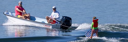 O’Brien Platform Trainer Waterski – 46″ Bamboo U-Platform Beginner with Slip-in Bindings, Trainer Rope & Handle – Ideal for Kids Learning Waterskiing