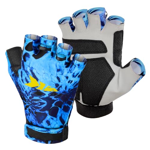 KastKing Gill Raker Gloves - UPF50+ Fishing Gloves with UV Protection for Men or Women - Outdoor,...
